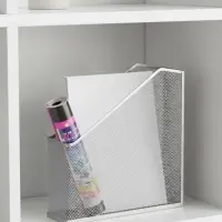 Лоток для бумаг А4, вертикальный, 1 отделение, серый