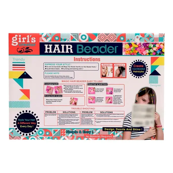 Набор парикмахера &laquo;Креатив&raquo; с аксессуарами для волос + аппарат для плетения