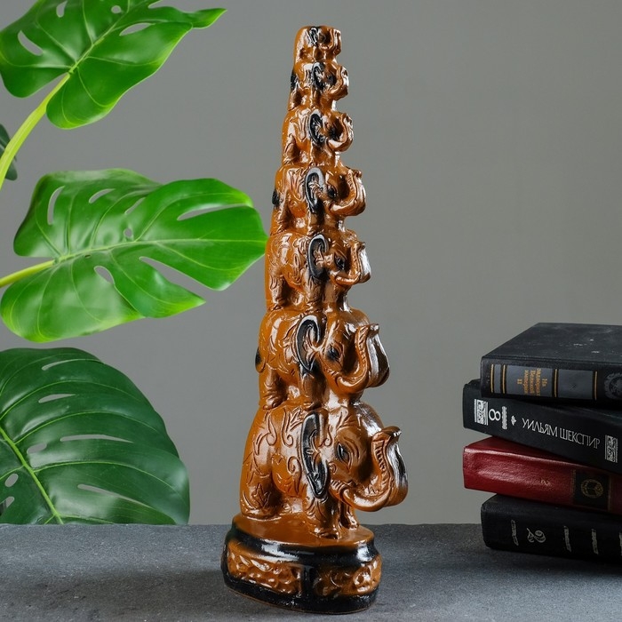 Фигура Фигура "Семь Слонов" 40×15×9см МИКС