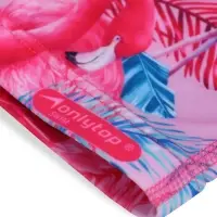 Шапочка для плавания взрослая ONLYTOP Swim &laquo;Фламинго&raquo;, тканевая, обхват 54-60 см