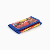 Кошелек детский на липучке &laquo;Тачки&raquo; синий 9&times;9&times;1