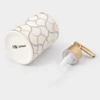 Набор аксессуаров для ванной комнаты Доляна &laquo;Сицилия&raquo;, 3 предмета, дозатор 350 мл, мыльница, стакан