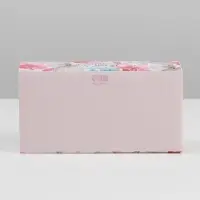 Коробка для конфет и кейк-попсов, кондитерская упаковка &laquo;Расцветай от счастья&raquo;, 10&times;20&times;5 см