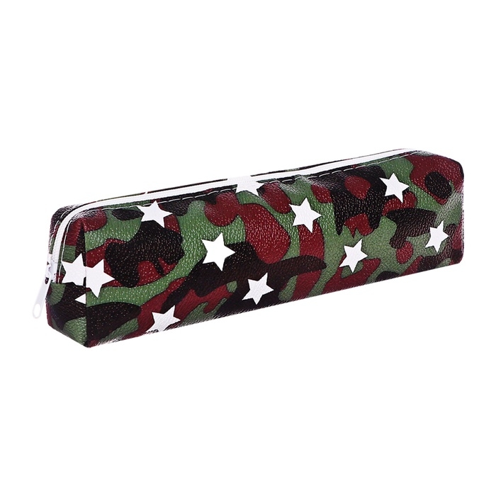 Пенал школьный «Миллитари», на молнии, МИКС Пенал школьный «Миллитари», на молнии, МИКС