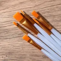 Кисть для рисования набор 6 шт. синтетика №1,2,3,4,5,6 &laquo;Называй меня искусством&raquo;