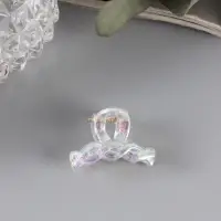 Крабики для волос Выбражулька &laquo;Аванти&raquo;, петельки, 2.5 см, набор 6 шт., прозрачные