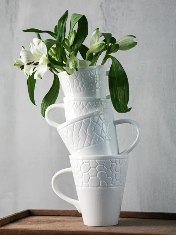 Кружка Magistro Argos, 300 мл, фарфор, белая