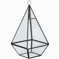 Флорариум каркас, 13&times;24 см, чёрный