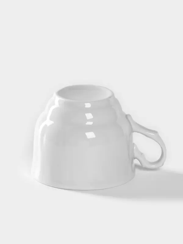 Чашка Добрушский завод &laquo;Тюльпан&raquo;, 250 мл, фарфор, белая