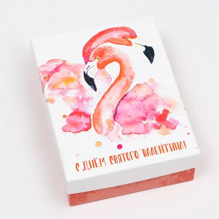 Подарочная коробка сборная «Люблю тебя», 16.5×12.5×5.2 см