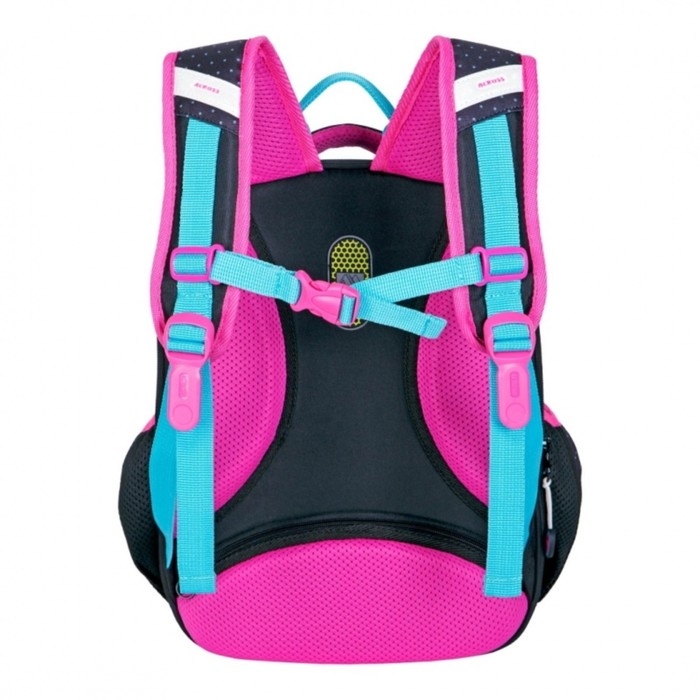 Рюкзак каркасный 37 х 28 х 12 см, Across 194, наполнение: мешок, пенал, фиолетовый ACR22-194-10 Рюкзак каркасный 37 х 28 х 12 см, Across 194, наполнение: мешок, пенал, фиолетовый ACR22-194-10