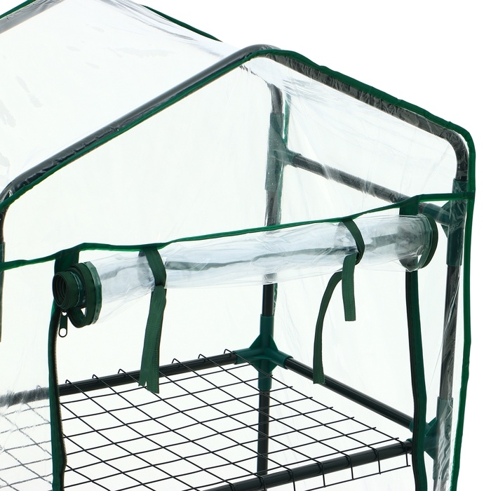 Парник-стеллаж, 3 полки, 110 × 40 × 65 см, металлический каркас d = 16 мм, чехол плёнка 80 мкм, Greengo Парник-стеллаж, 3 полки, 110 × 40 × 65 см, металлический каркас d = 16 мм, чехол плёнка 80 мкм, Greengo