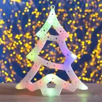 Светодиодная фигура &laquo;Ёлка&raquo; 25&times;32 см, пластик, 220 В, свечение мульти (RG/RB)