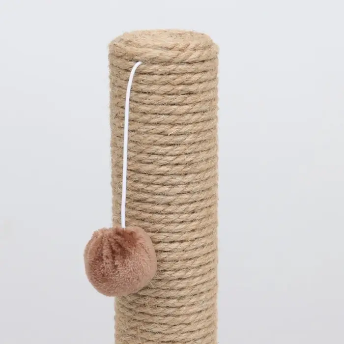 Когтеточка &laquo;Столбик&raquo;, 54&times;30&times;30 см, на подставке, джут, цвет МИКС