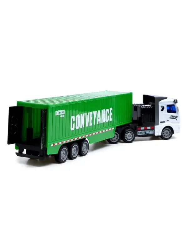 Грузовик радиоуправляемый &laquo;Контейнеровоз&raquo;, масштаб 1:48, свет, работает от аккумулятора