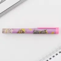 Ручка шариковая синяя паста 0.7 мм с колпачком «Котики» пластик Ручка шариковая синяя паста 0.7 мм с колпачком «Котики» пластик