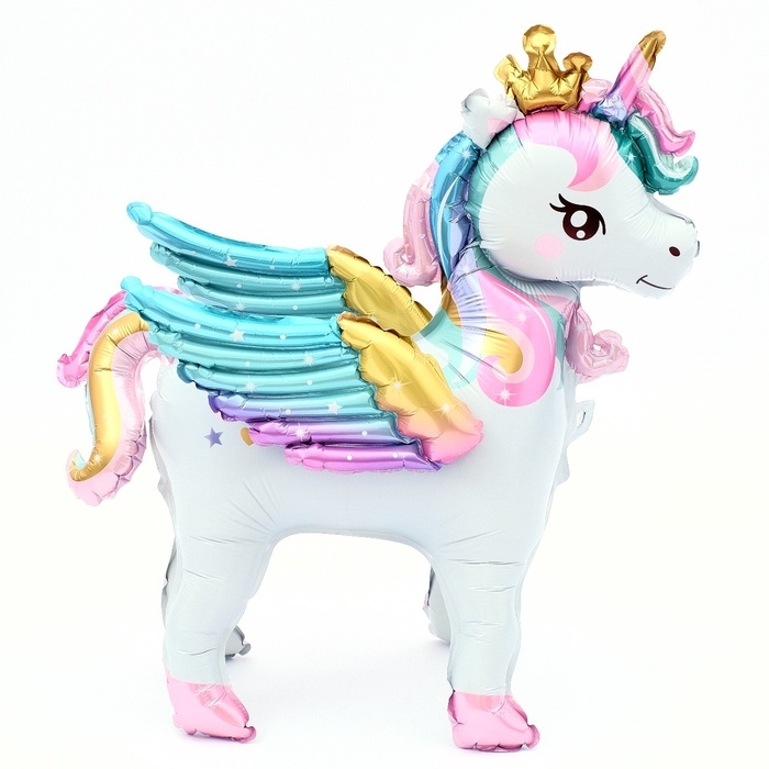 Шар фольгированный 26 Шар фольгированный 26" «Единорог с крыльями», под воздух