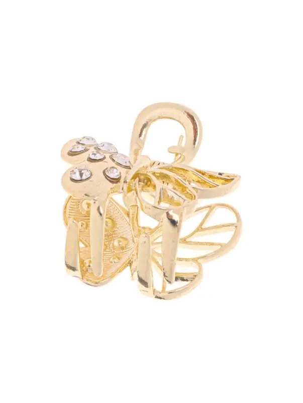 Крабик для волос &laquo;Оливия&raquo;, бабочка, 2.5 см, золотистый