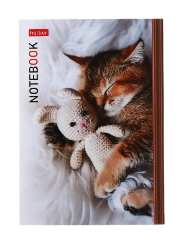 Блокнот А6 24 листа в клетку, на скобе &laquo;В мире животных&raquo;, МИКС