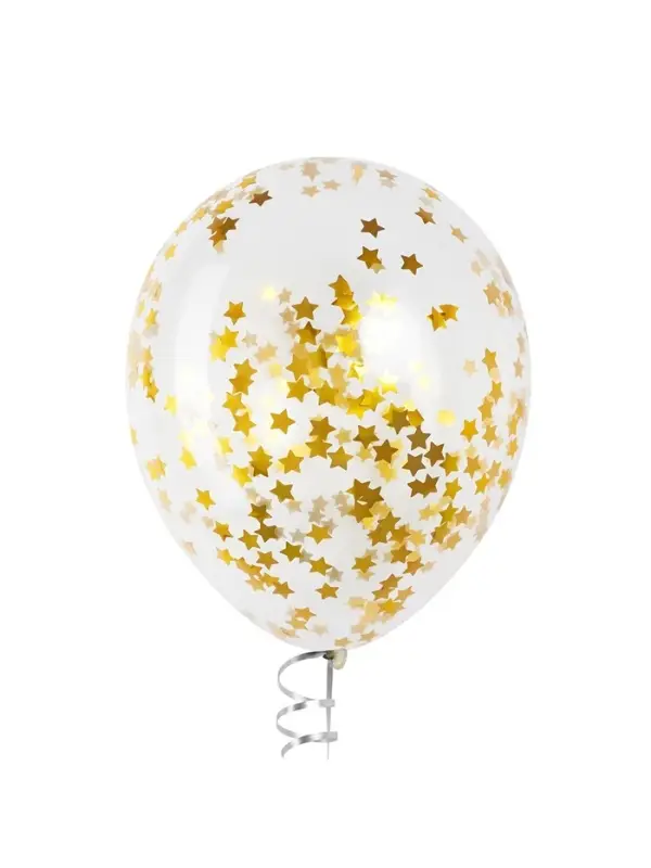 Конфетти «Звезда», сусальное золото, хром, 1.5 см, 50 г