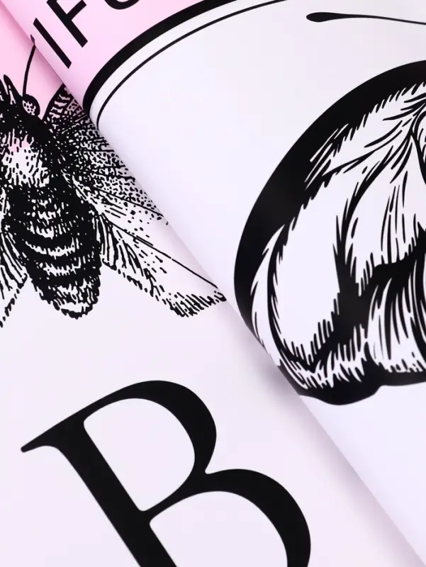 Пленка для цветов, «Бабочки», розовый, 57×57±1 см Пленка для цветов, «Бабочки», розовый, 57×57±1 см