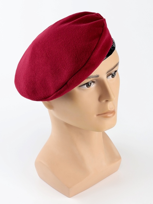 Берет военного, цвет бордовый Берет военного, цвет бордовый