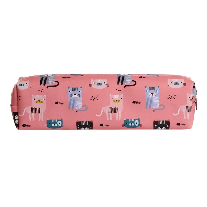 Пенал школьный на молнии Пенал школьный на молнии "Кошки/Собачки", МИКС