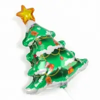 Воздушные шары фольгированные 17" «Новогодняя елочка», 5 шт., для палочек Воздушные шары фольгированные 17" «Новогодняя елочка», 5 шт., для палочек