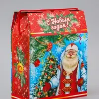 Коробка Новогодняя подарочная "Кремль" 20 х 26 х 10,5 см