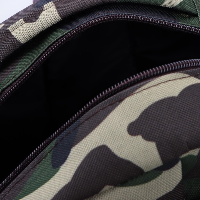 Рюкзак туристический, 16 л, отдел на молнии, 3 наружных кармана, «ЗФТС», цвет зелёный/камуфляж Рюкзак туристический, 16 л, отдел на молнии, 3 наружных кармана, «ЗФТС», цвет зелёный/камуфляж