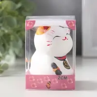 Сувенир керамика "Котик Манэки-нэко пятнистый" 5,3х7,3х6 см
