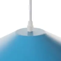 Светильник потолочный BayerLux Lea, 1&times;40 Вт, Е27, синий, 26&times;26&times;32 см