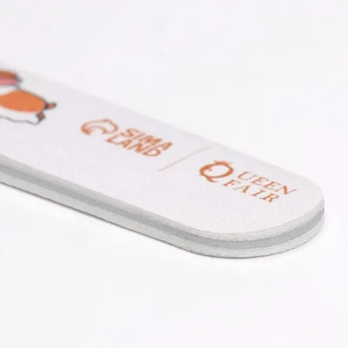 Пилка для ногтей &laquo;Корги&raquo;, прямая, 180/240 грит, 18 см