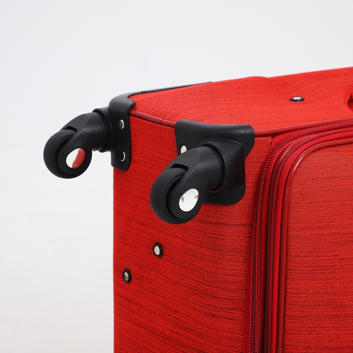 Чемодан средний 52 л (M), отдел на молнии, кодовый замок, с расширением, цвет красный Чемодан средний 52 л (M), отдел на молнии, кодовый замок, с расширением, цвет красный