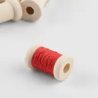 Набор деревянных катушек без покрытия, 15 шт., d=1.5&times;2.3 см