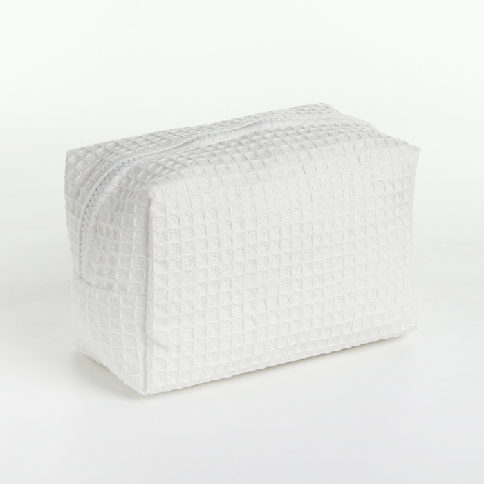 Косметичка на молнии TEXTURA, цвет белый Косметичка на молнии TEXTURA, цвет белый