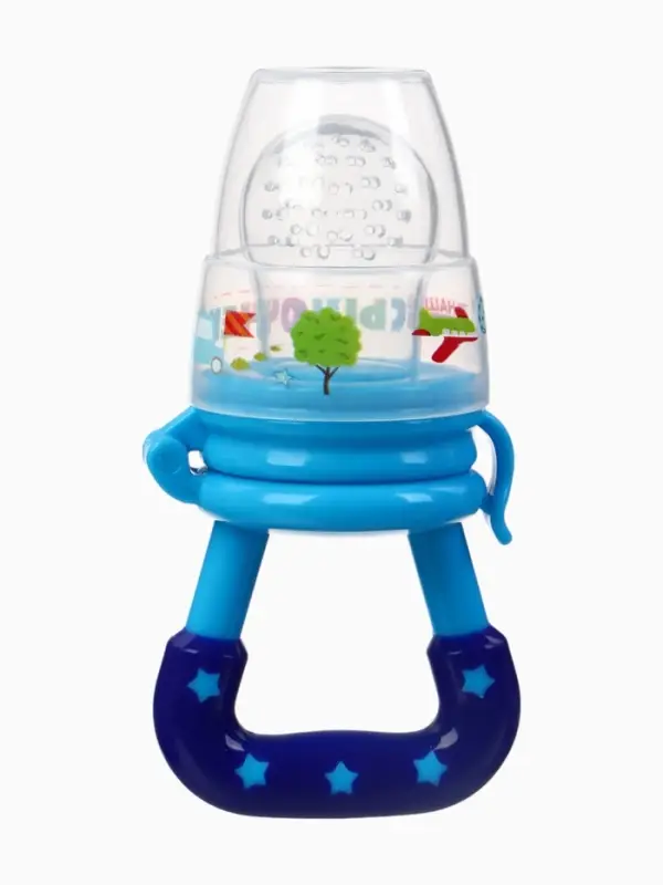 Ниблер для прикорма, с силиконовой сеточкой  Ниблер для прикорма, с силиконовой сеточкой "Сыночек", цвет синий