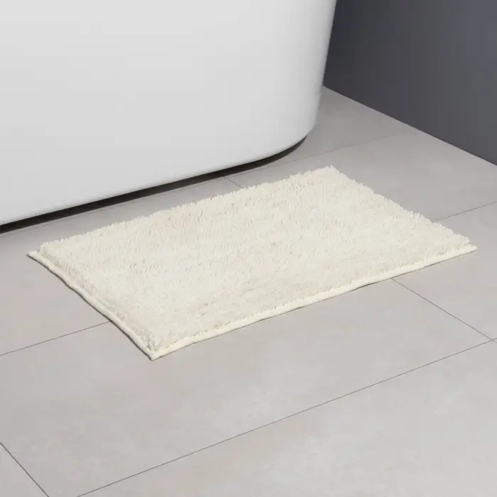 Коврик для дома LaDо́m, букли, плотность 1400 г, 50&times;80 см, белый