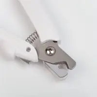 Умный когтерез для животных, с пилкой, LED фонарём и контейнером для когтей, на батарейках
