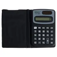 Калькулятор карманный с чехлом 8-разрядный, KC - 888, работает от батарейки (таблетка Ag 10)