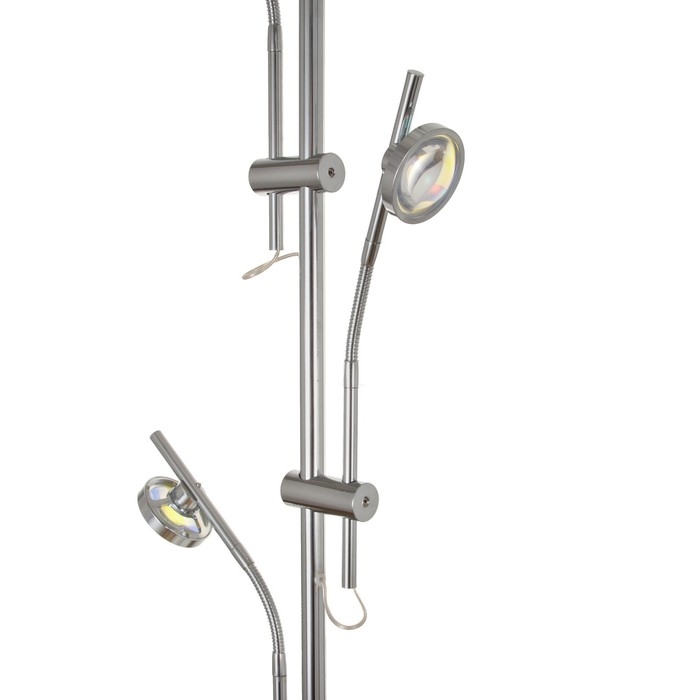 Торшер "Зигзаг" 15Вт 5хLED 4000К хром 40х40х180 см