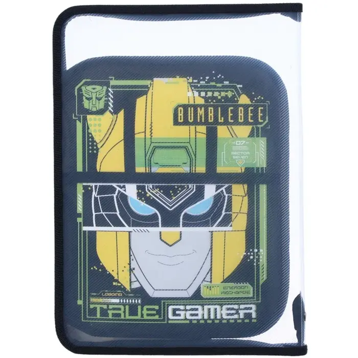 Папка пластиковая А4, на молнии, «Трансформеры»