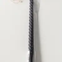 Свеча витая 25 см, 57 г, 5 ч, чёрный