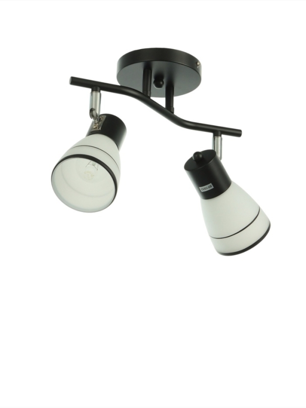 Спот Спот "Айрис" 2хЕ14 40Вт черный 38х18х22 см