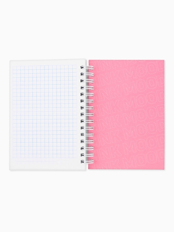 Записная книжка А6, 100 листов, в клетку  Записная книжка А6, 100 листов, в клетку "Розовый"