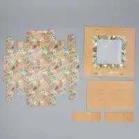 Коробка под 9 конфет &laquo;С Новым годом&raquo;, эко, 14.5&times;14.5&times;3.5 см