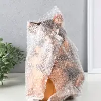 Копилка для денег &laquo;Медведь с бочонком&raquo;, гипс под бронзу, 29&times;20&times;25 см