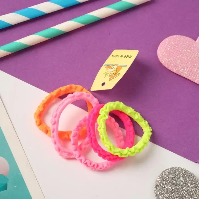 Резинки для волос «Магическая», набор 5 шт., рюши Резинки для волос «Магическая», набор 5 шт., рюши