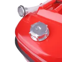 Канистра топливная металлическая горизонтальная 20 Л (красная) AVS HJM-20