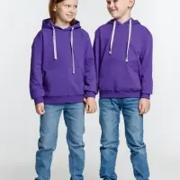 Толстовка с капюшоном детская Kirenga Kids, фиолетовая, 14 лет